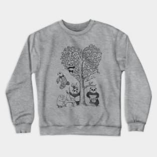 Friends Under the Tree Crewneck Sweatshirt